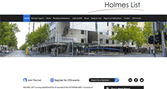 Desktop Screenshot of holmeslist.com.au