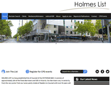 Tablet Screenshot of holmeslist.com.au